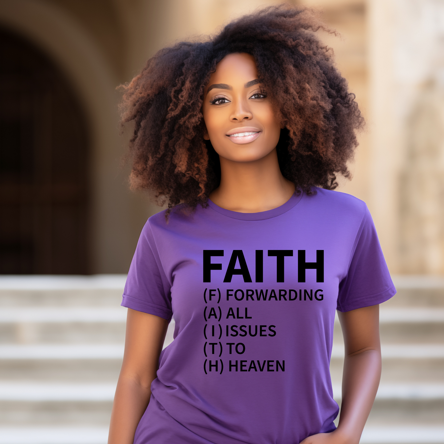 FAITH- Screen print T-shirt