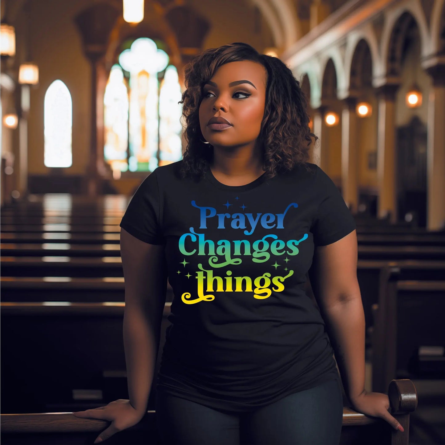 Transfer Sheet Only- Prayer Changes Things 2 Designs by Dre