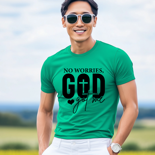 No Worries- T-shirt. Printed on Gildan shirt. 7-14 days shipping