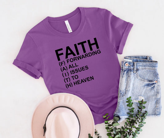 Screen print T-shirt - FAITH