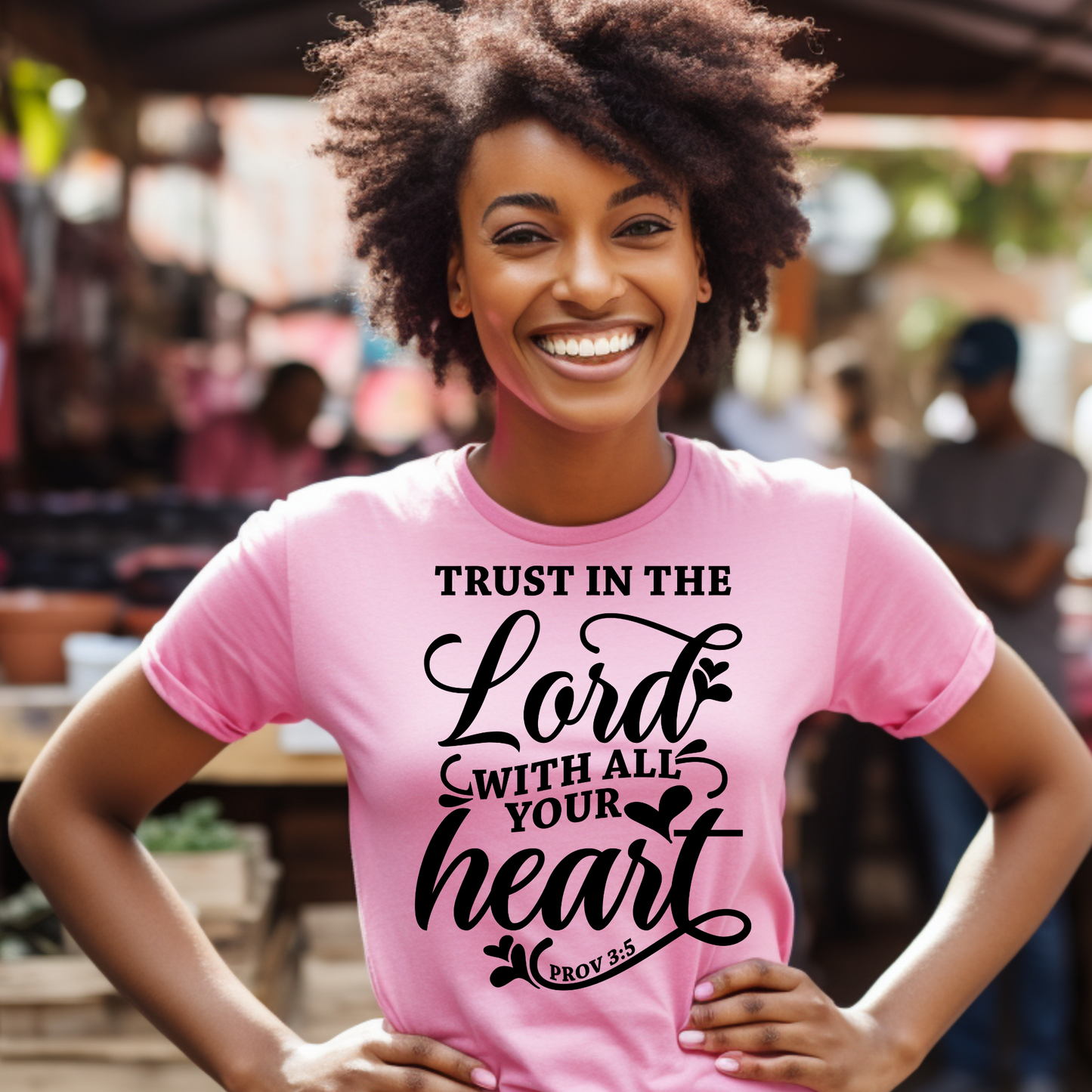 Trust in The Lord- Screen print T-shirt