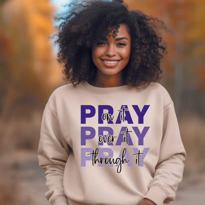 Transfer Sheet Only- Prayer 3times-Purple Ombre Designs by Dre